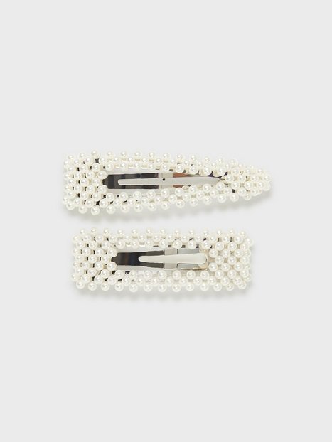 NLY Accessories 2 pack Pearly Hair Clips Håraccessoarer