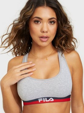 Fila Woman Bra Bandeau & Soft-Bra Grå