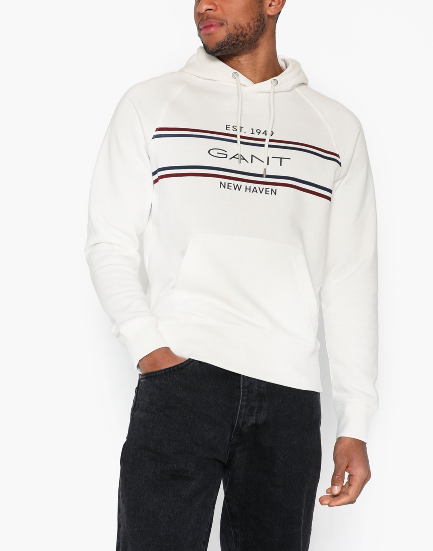 gant stripe hoodie