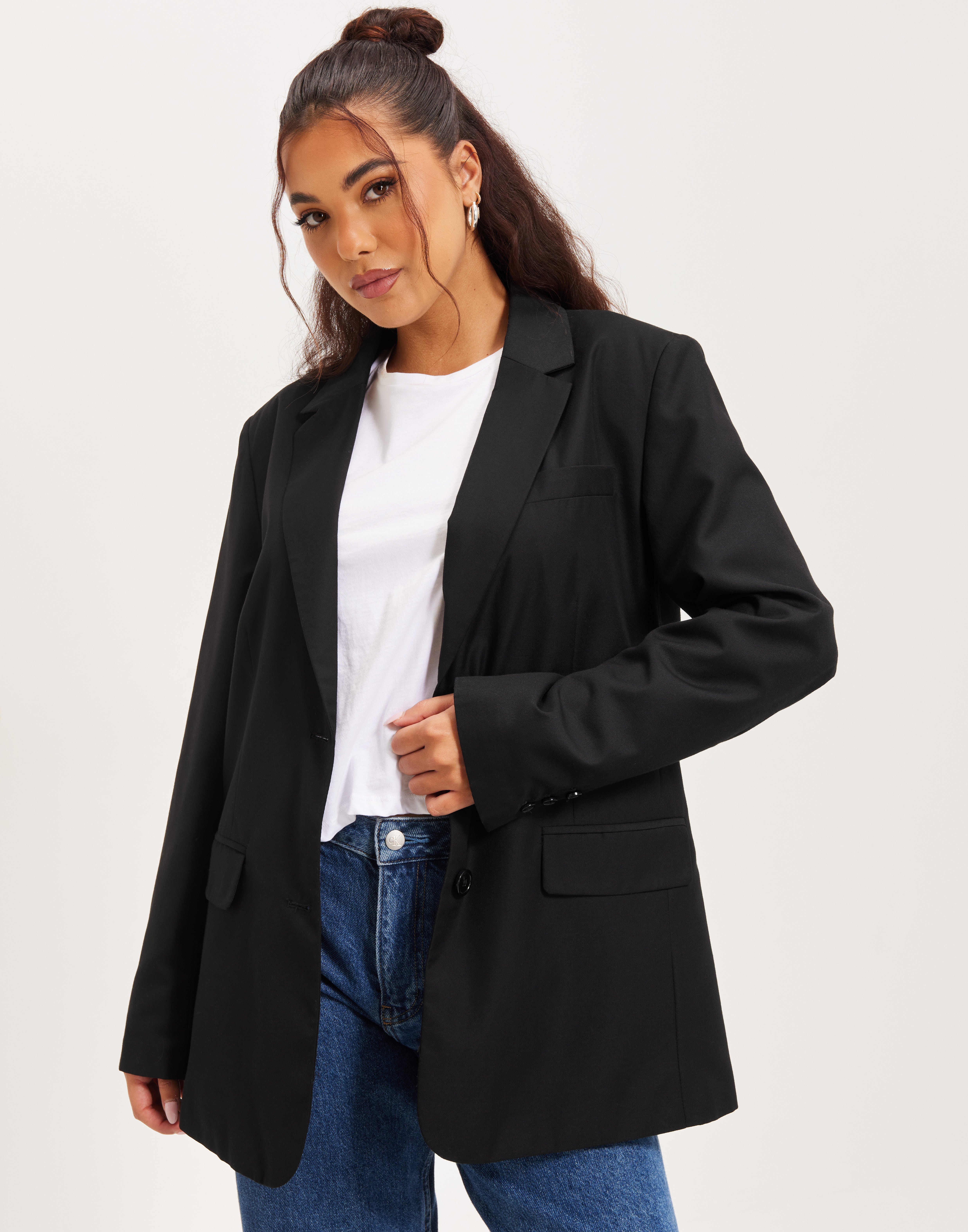 Shop Nly Trend Oversized Blazer Black Jackets Nelly Com