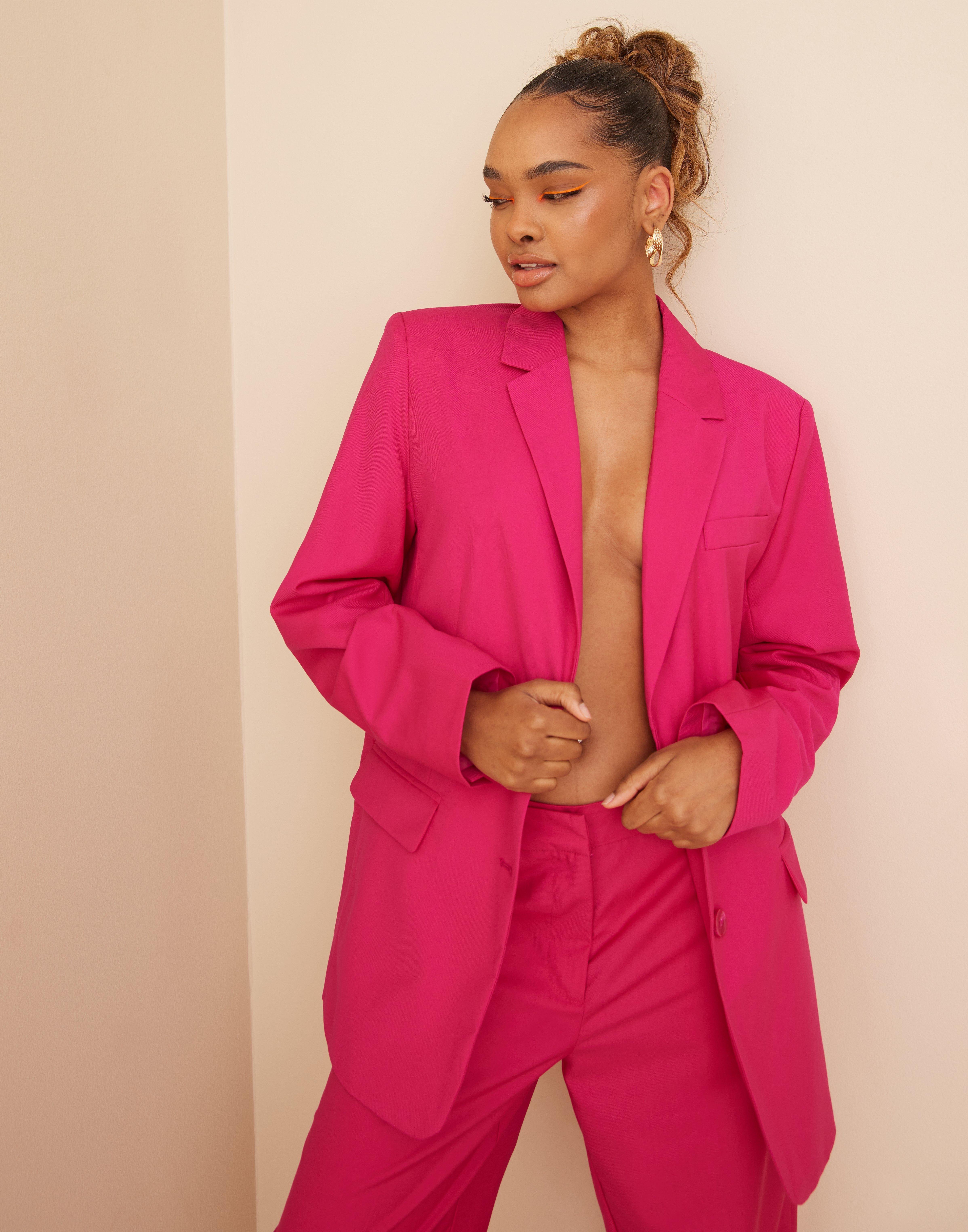 cerise pink blazer