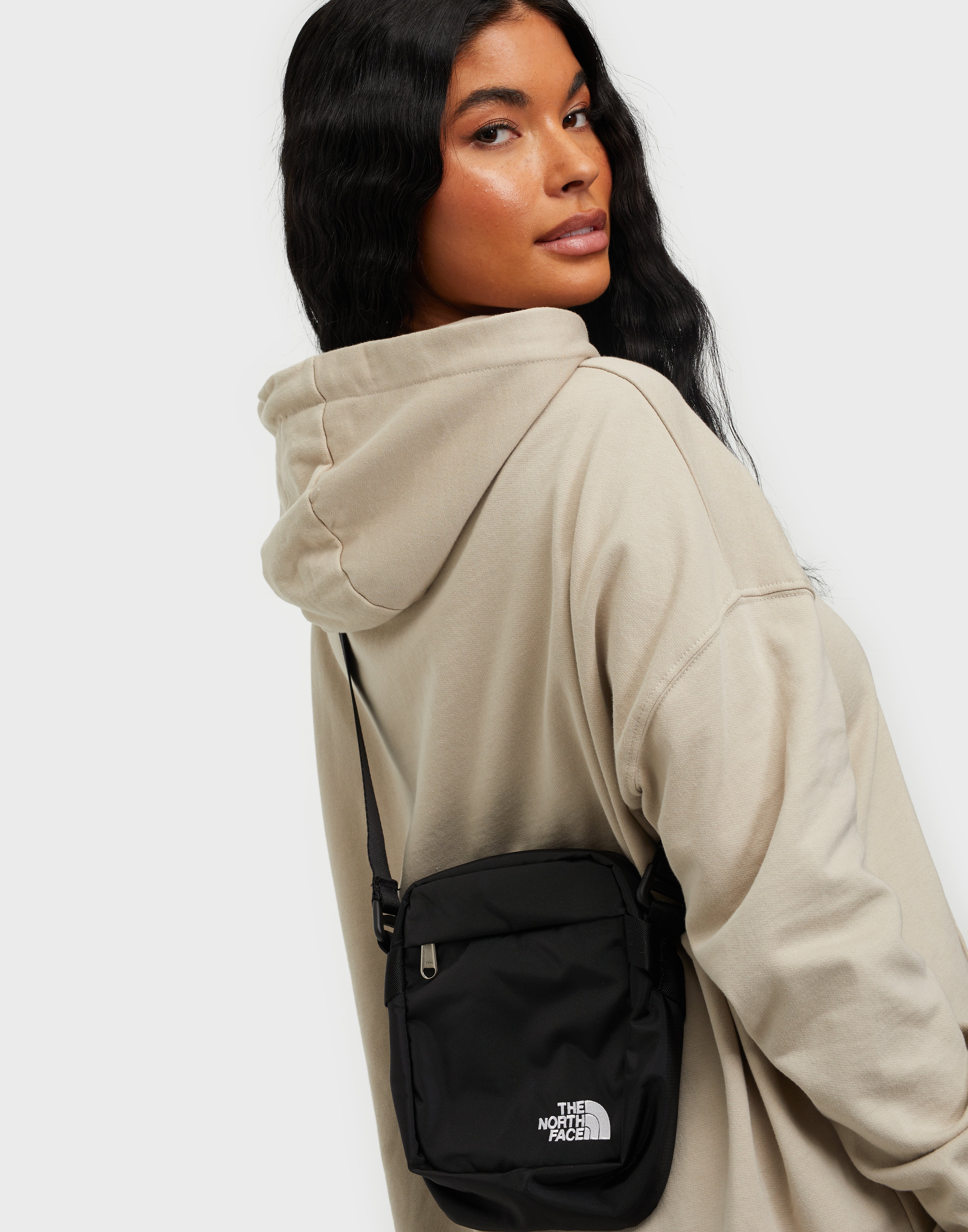 CONVERTIBLE SHOULDER BAG - Black/White 