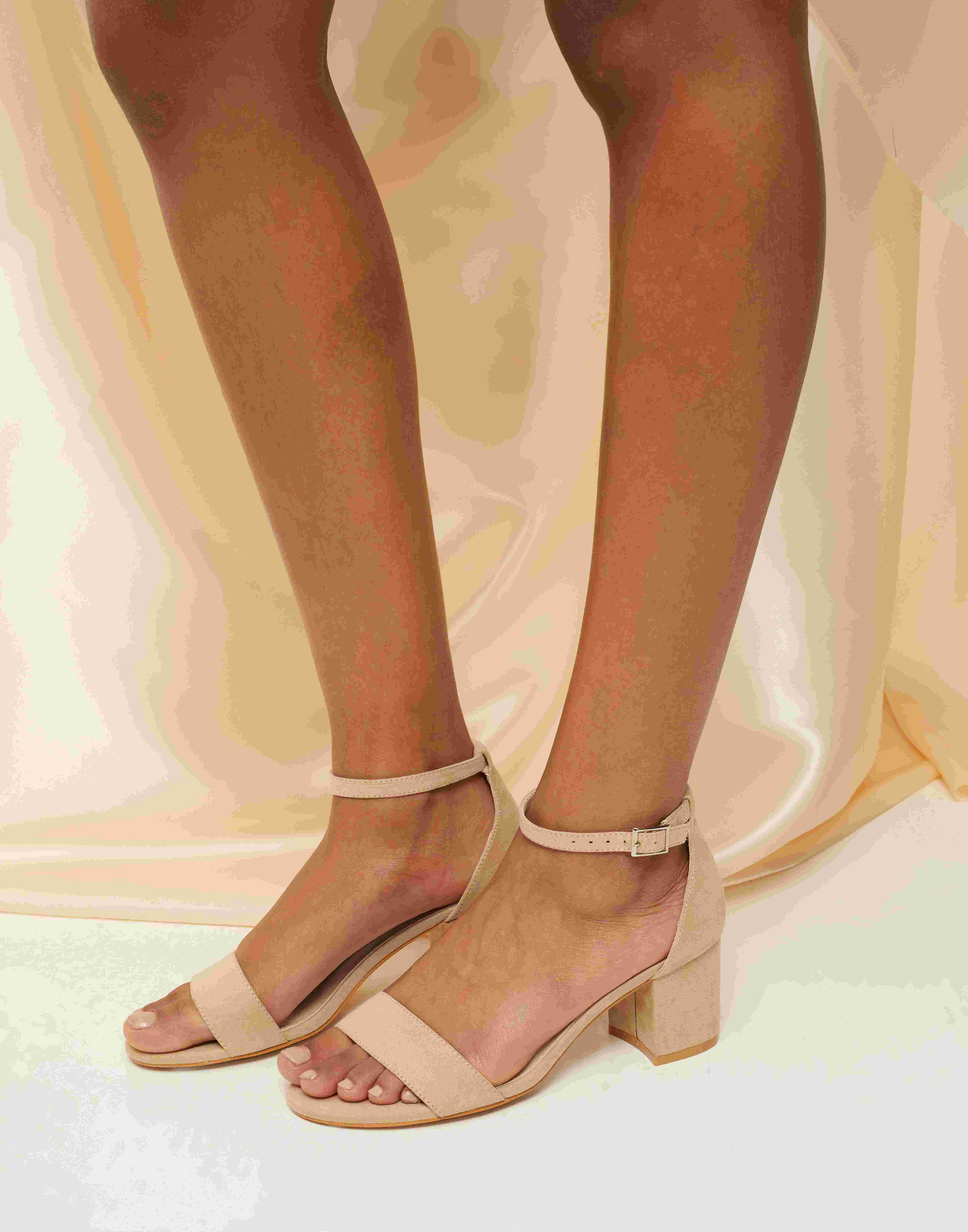 nly by nelly low block heel
