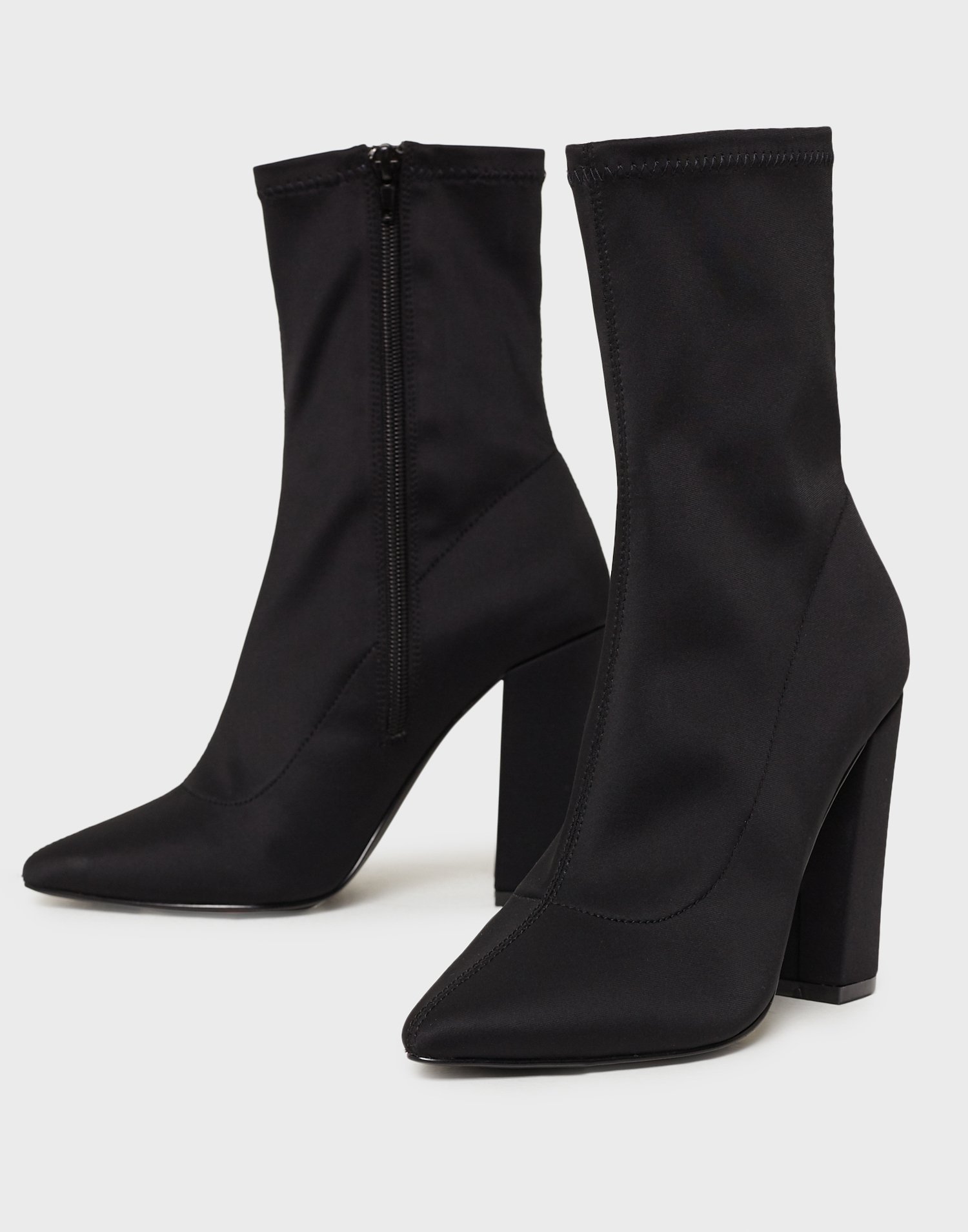 pointy stretchy boot