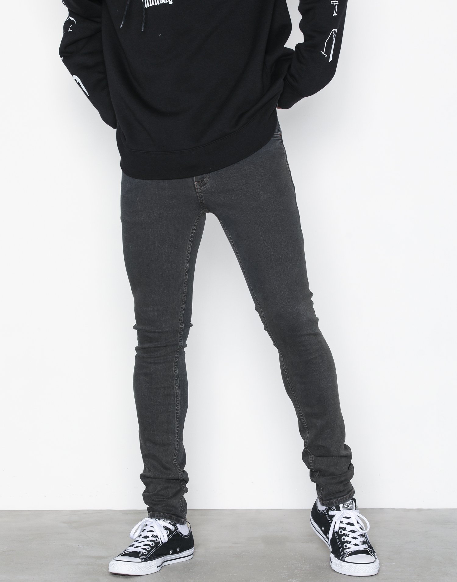 cheap monday him spray jeans black