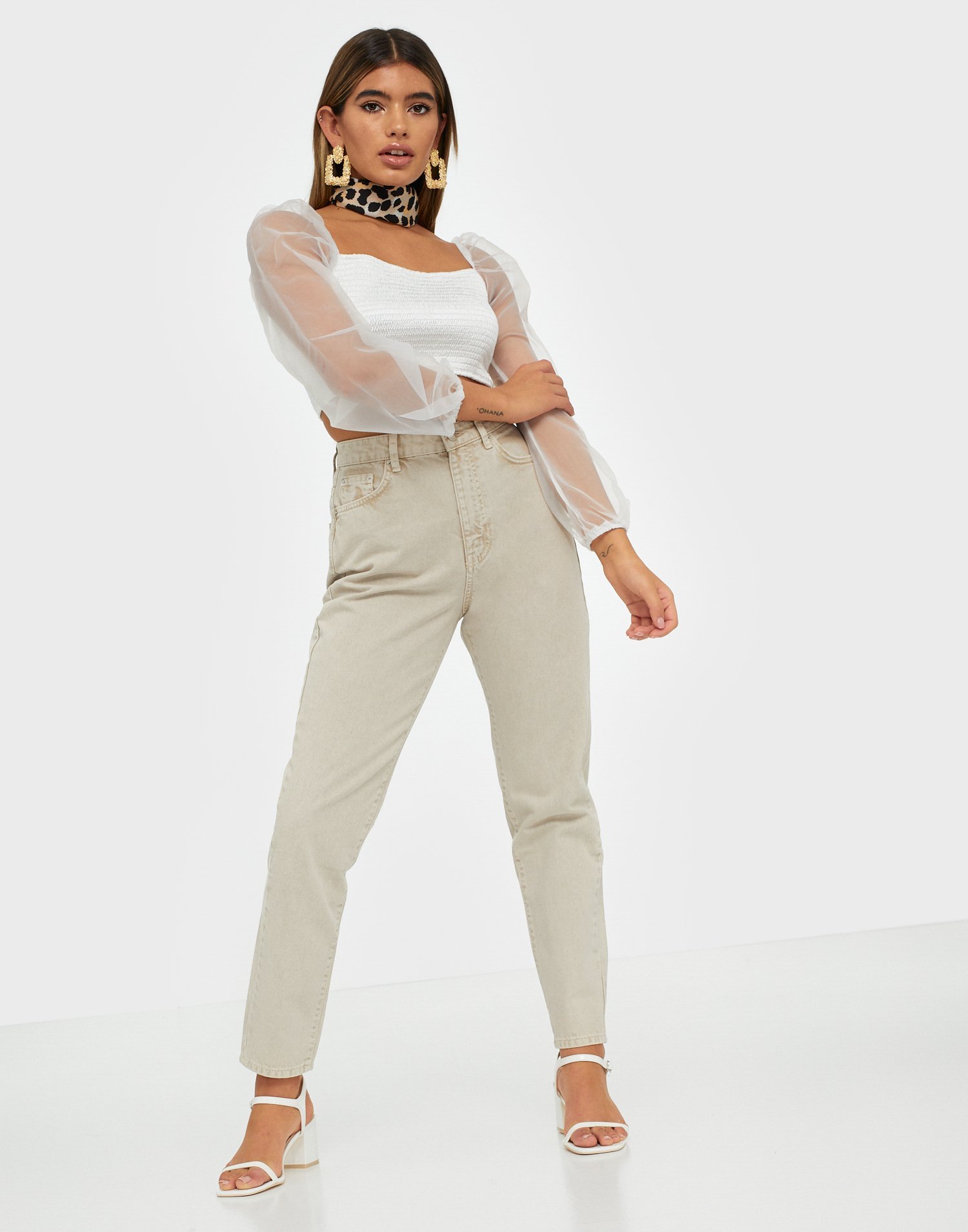 gina tricot mom jeans