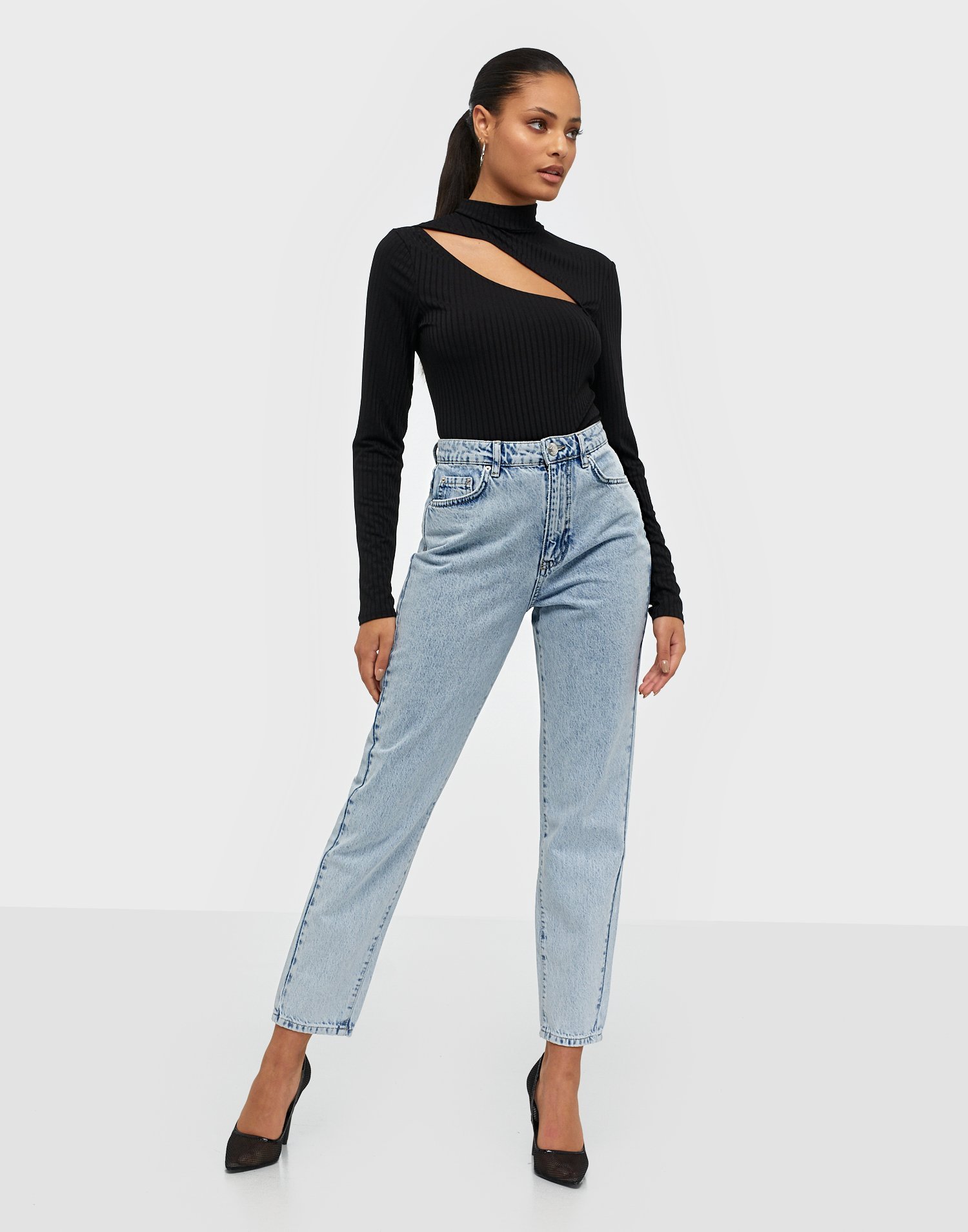 gina tricot mom jeans