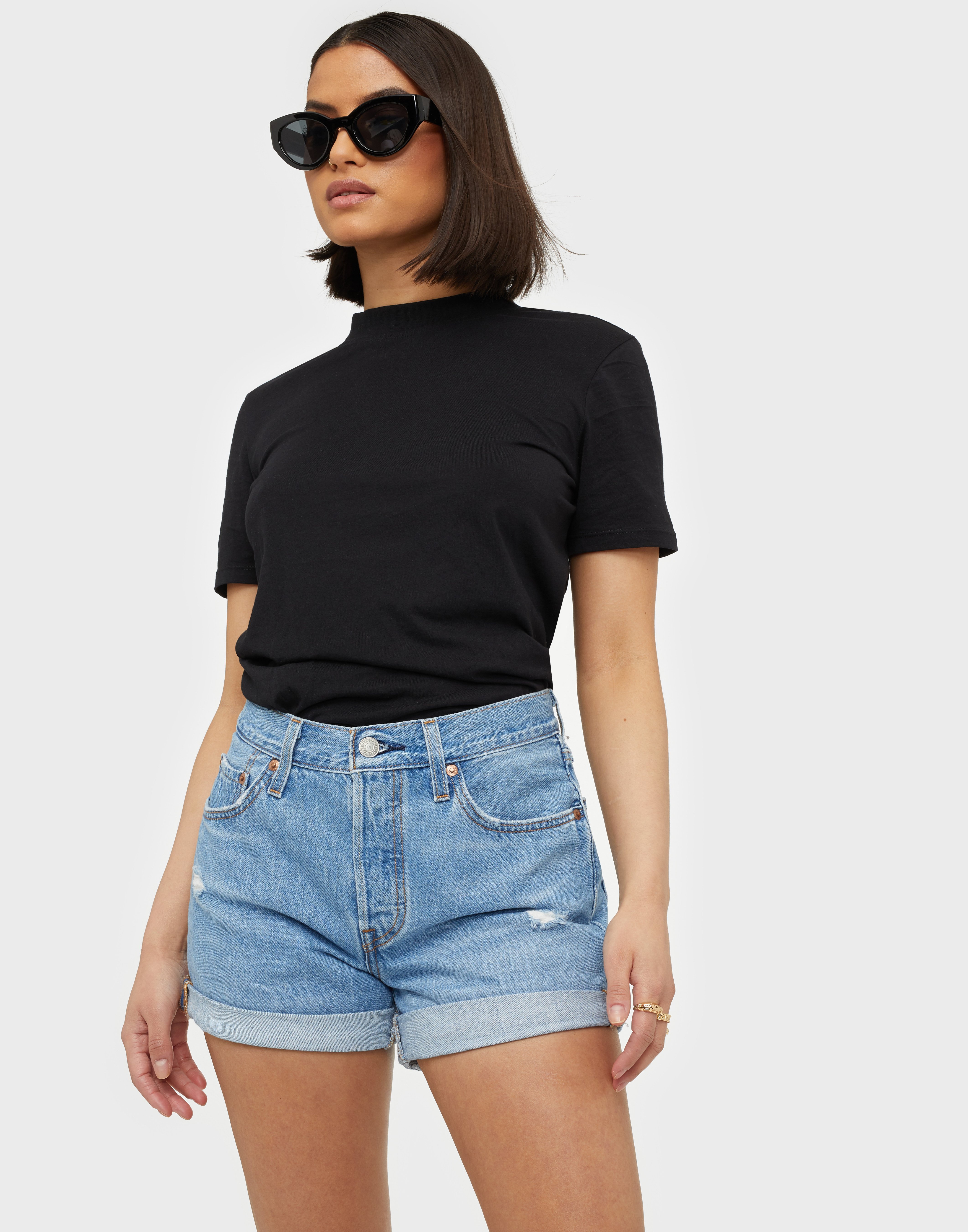 levi's 501 long short