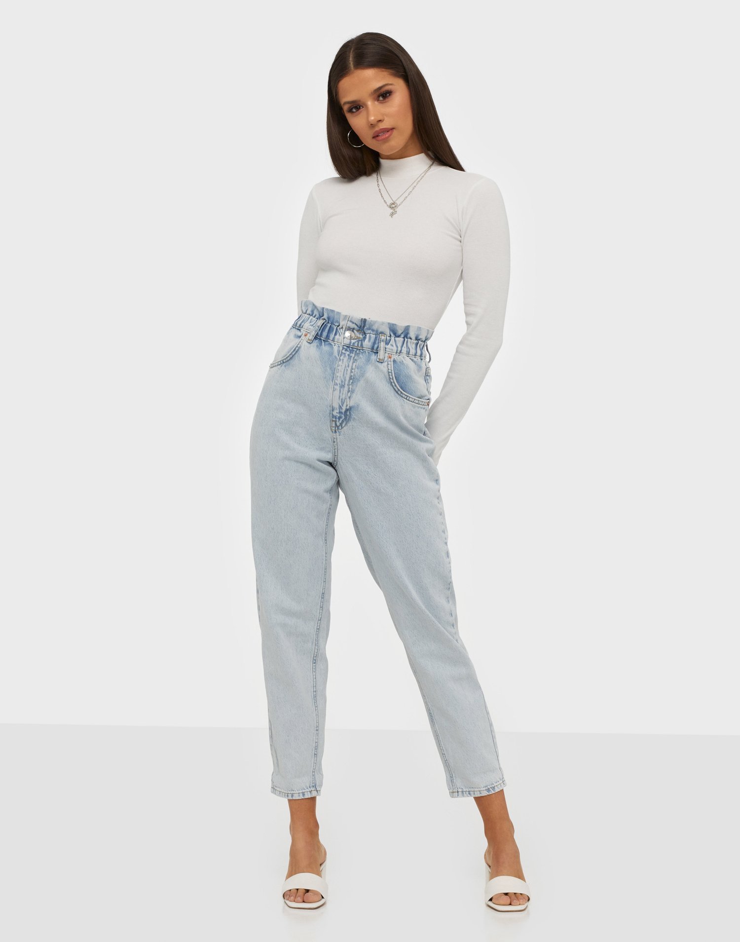 gina tricot mom jeans