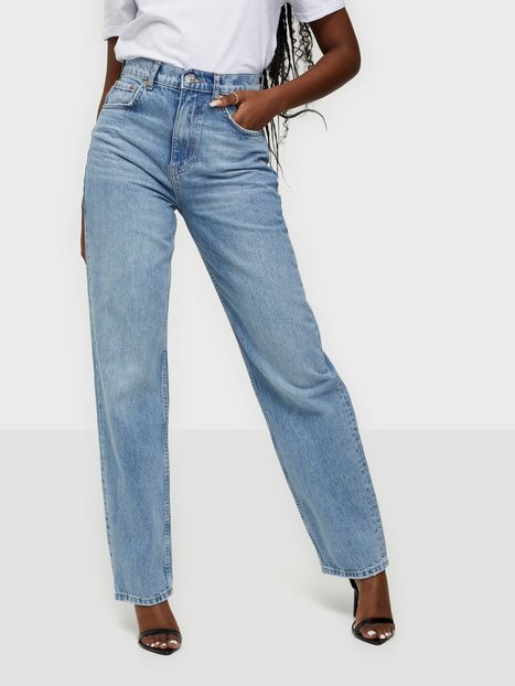 Gina Tricot 90s High Waist Jeans Vintage Blue Denim