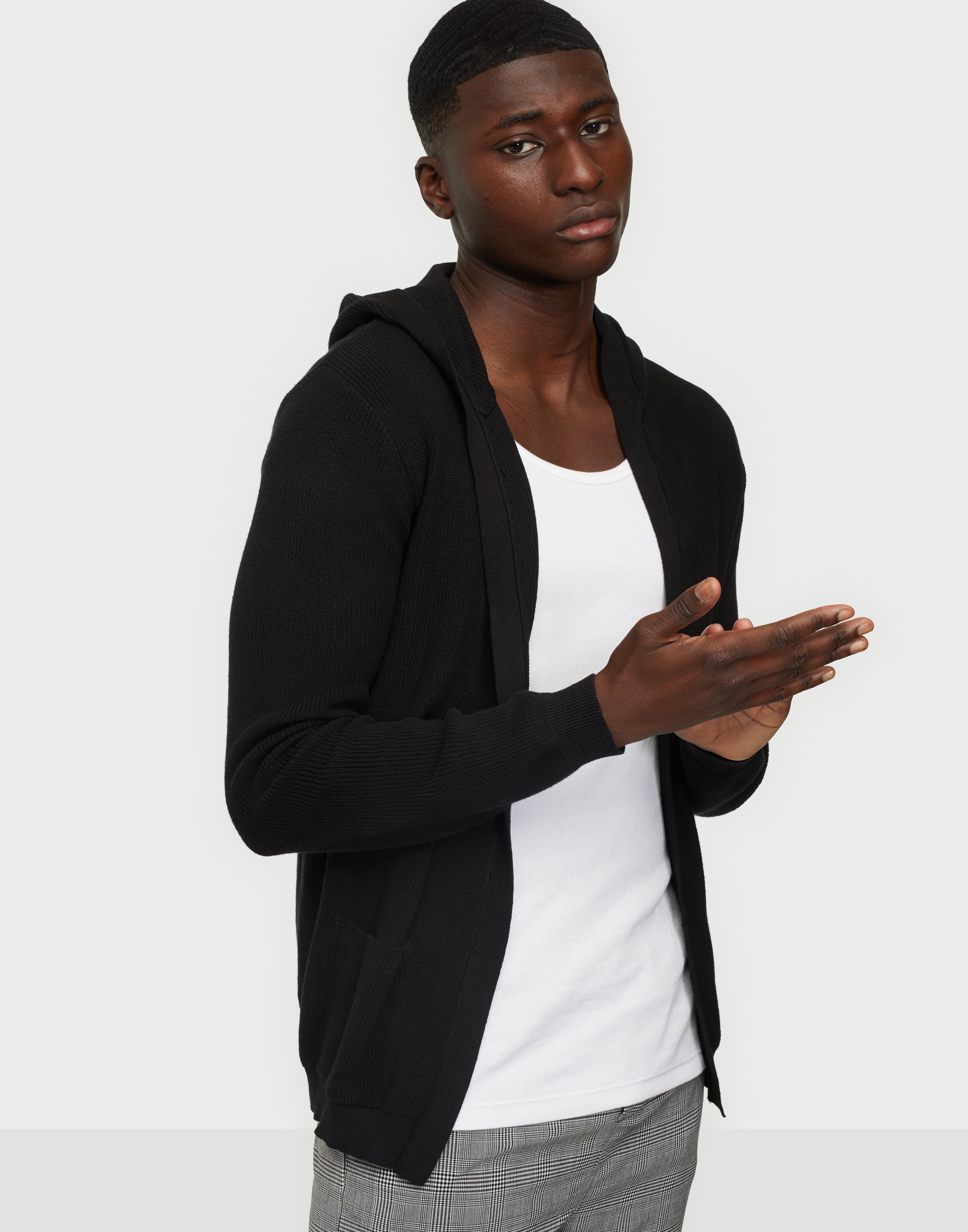 Denim Project Knit Cardigan Trøjer Black