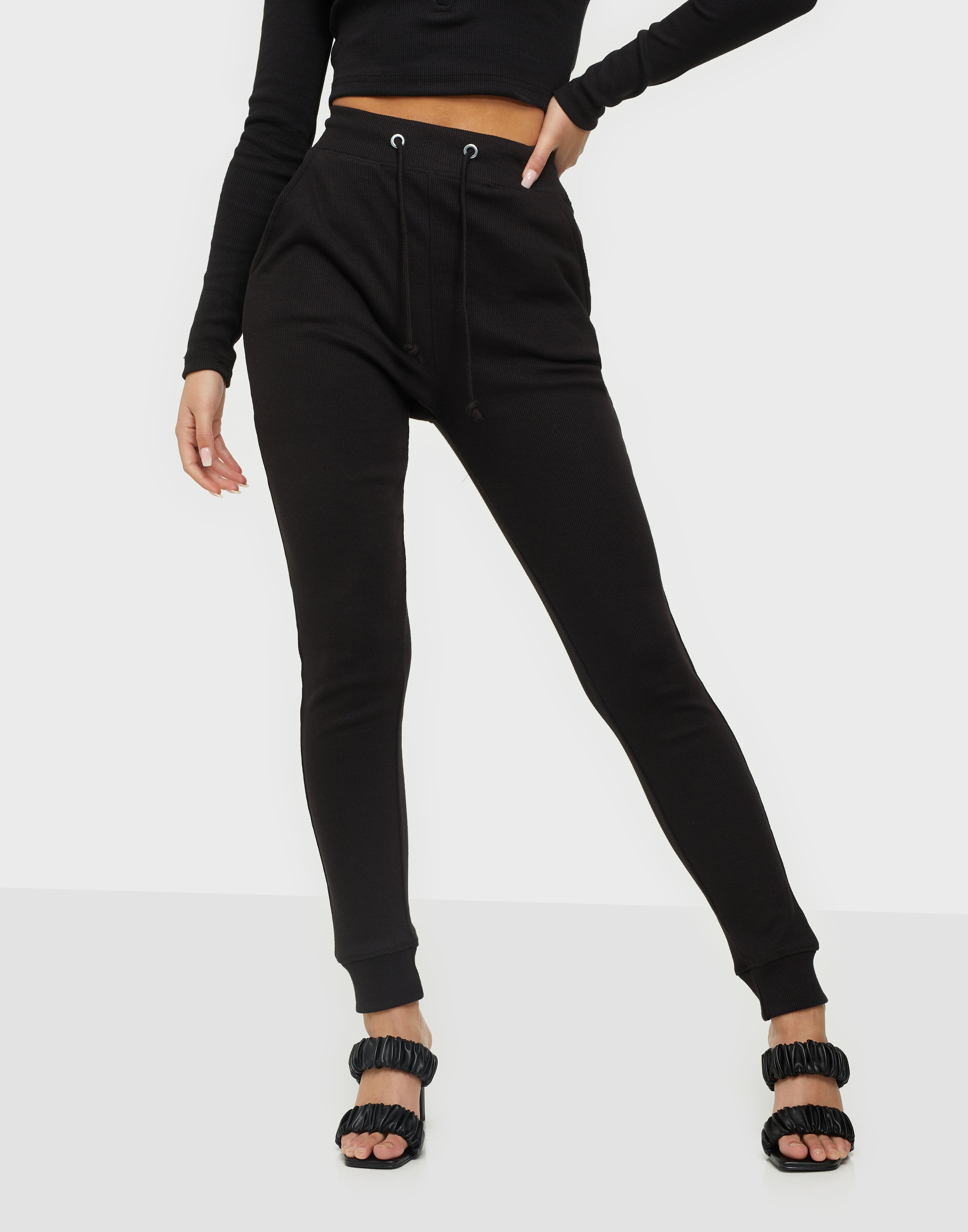 missguided ribbed jogger