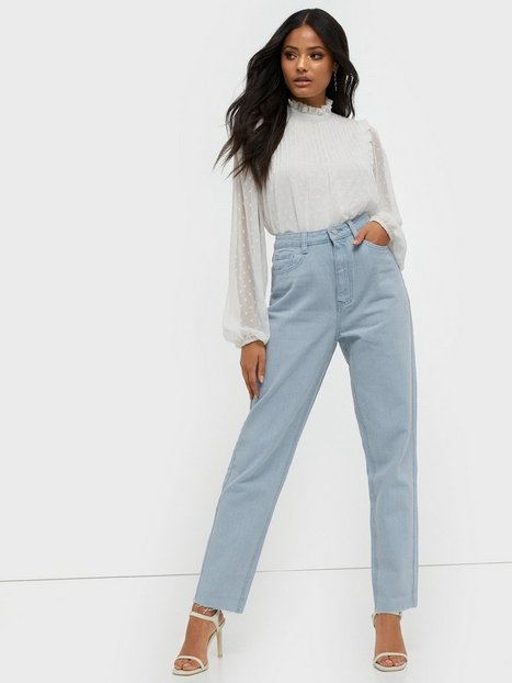 Missguided Riot High Waisted Plain Mom Jeans