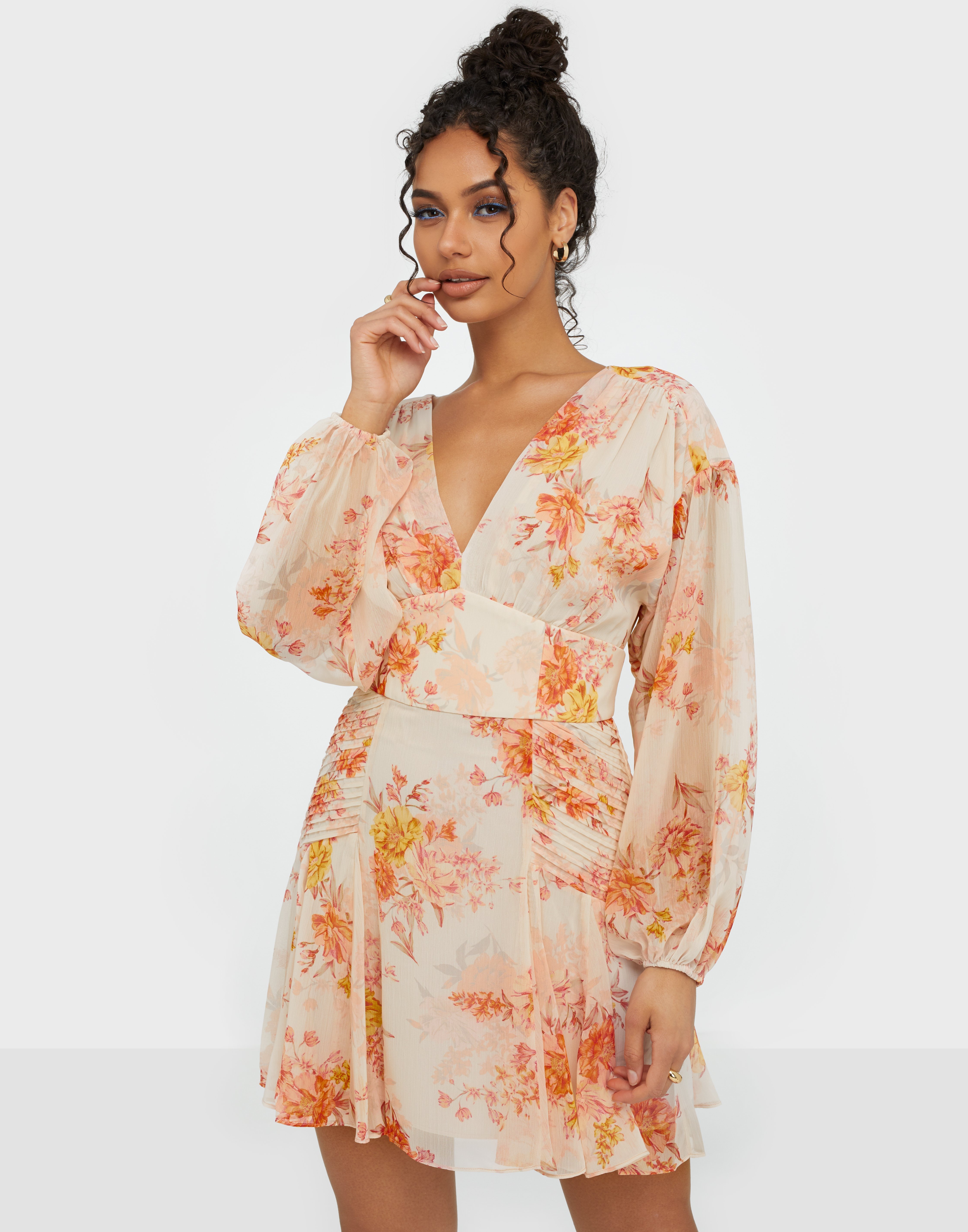 blouson mini dress