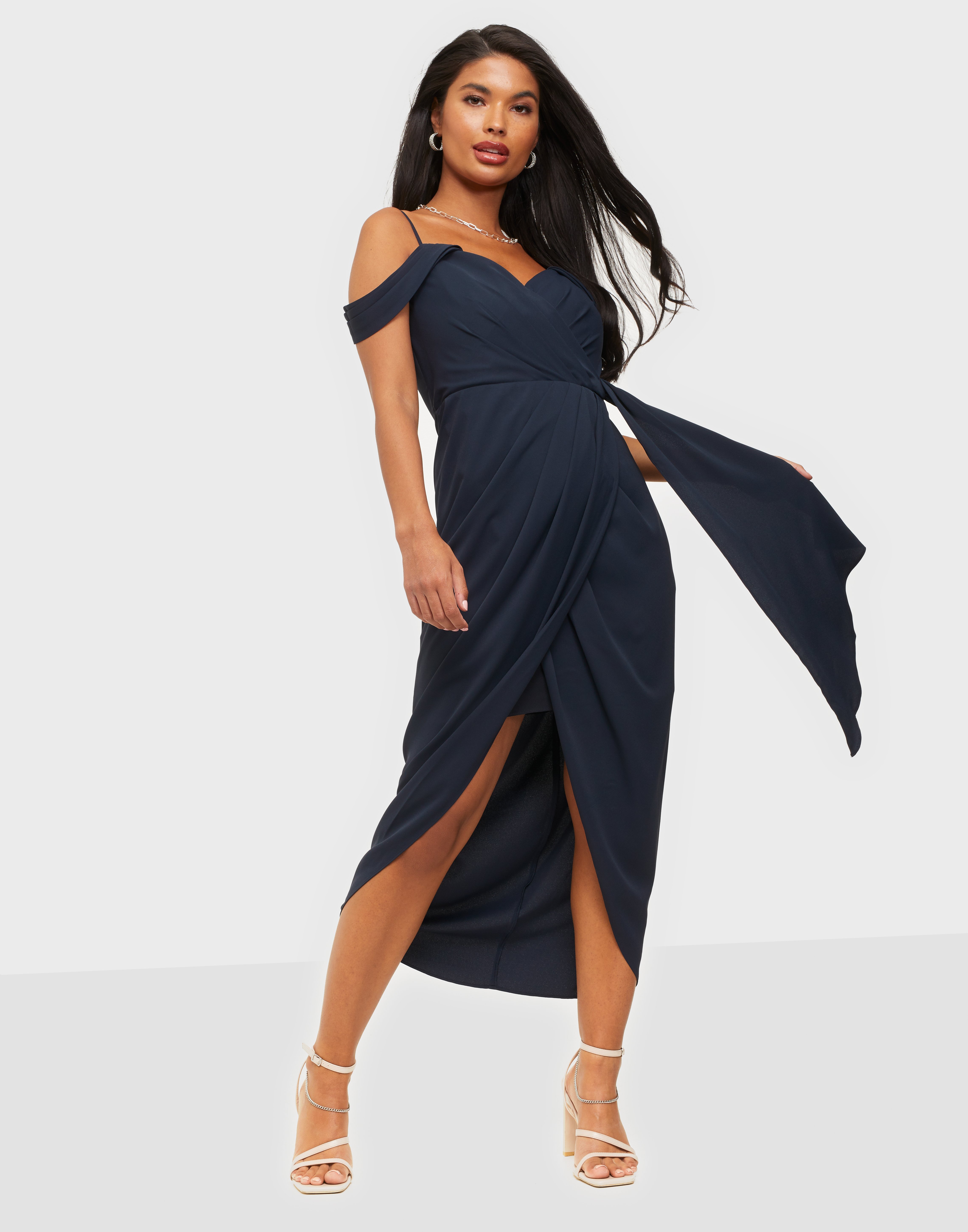 navy dress forever new