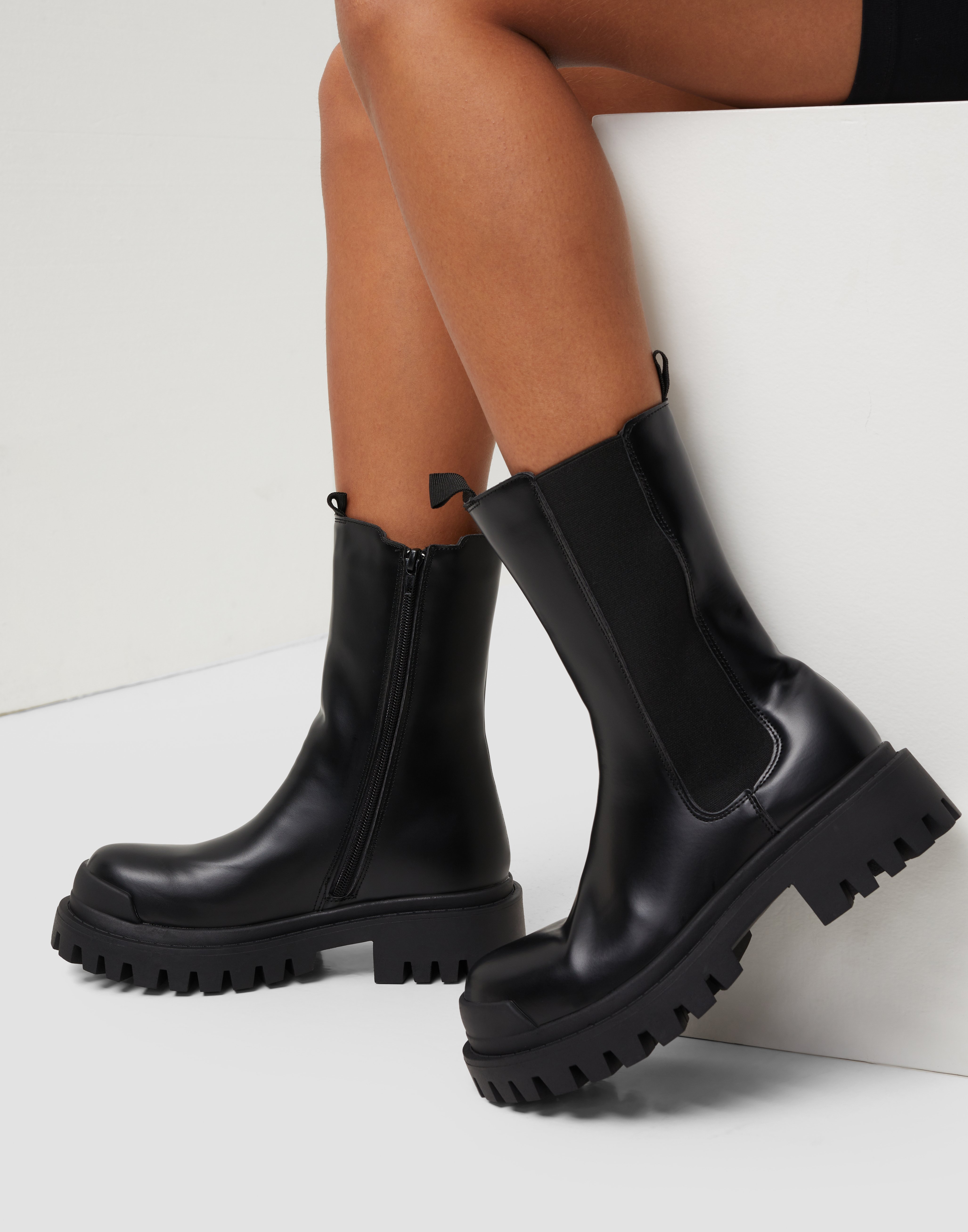 pull on ankle boots womens