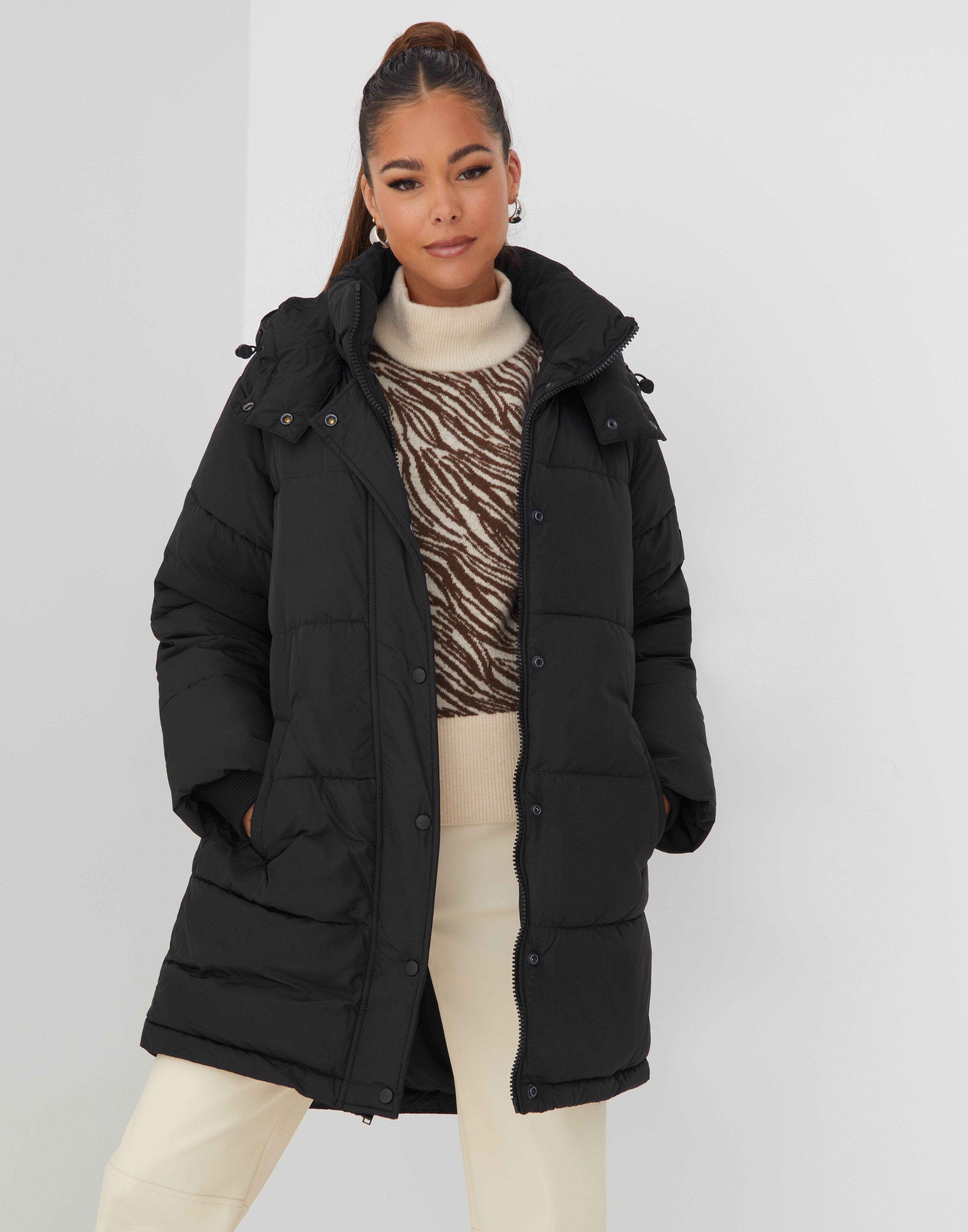 wrangler long puffer