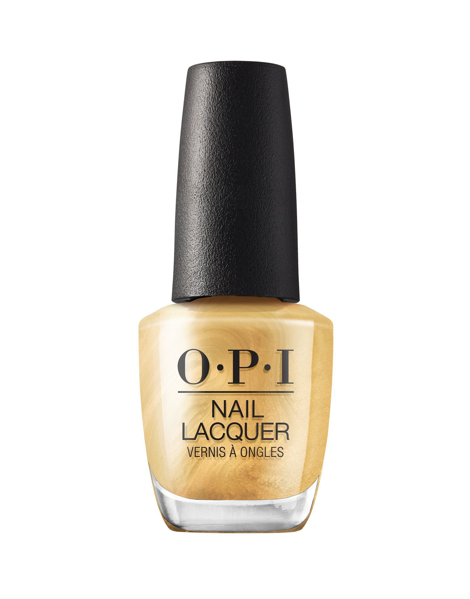 opi gold nail varnish