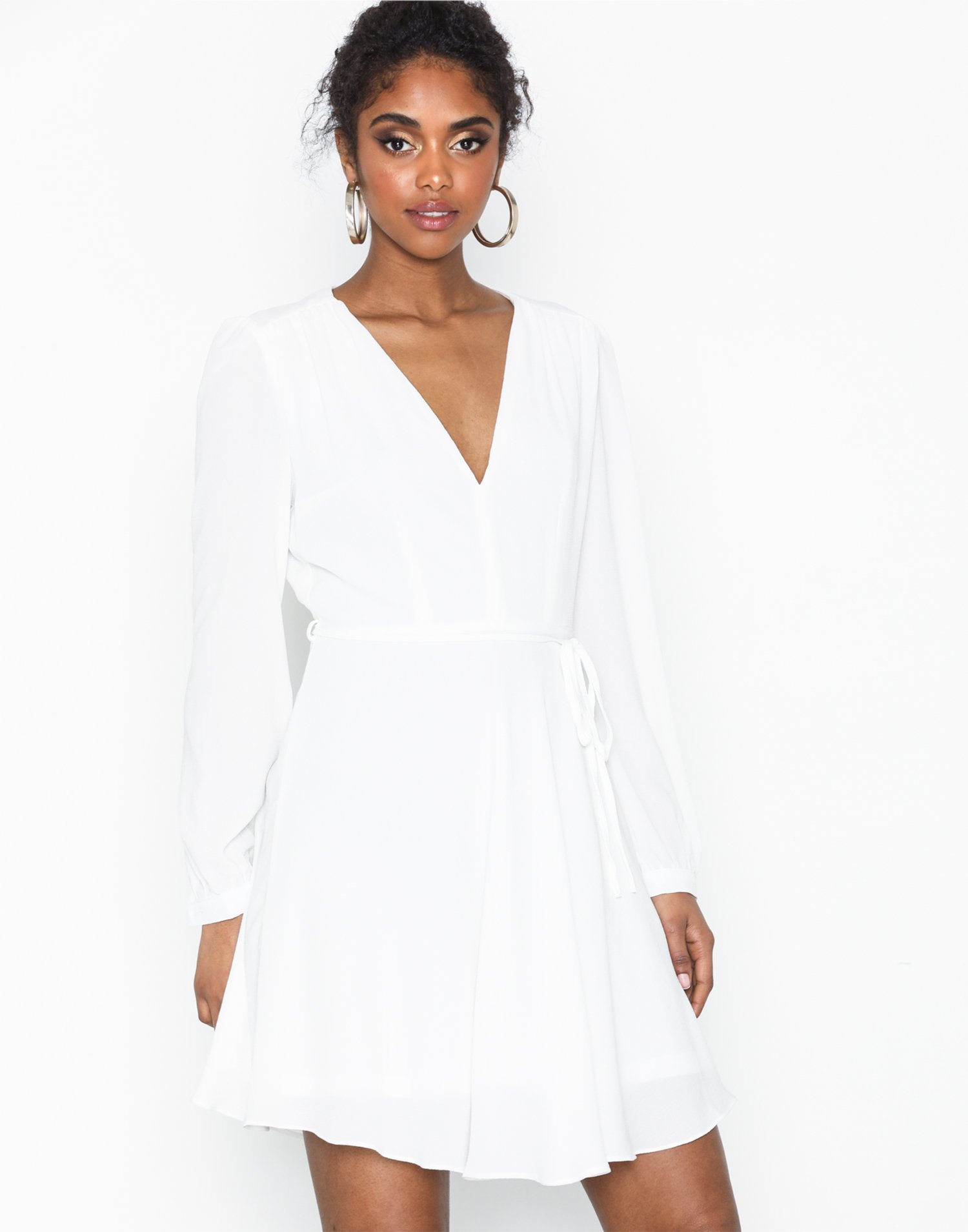 all white affair dresses