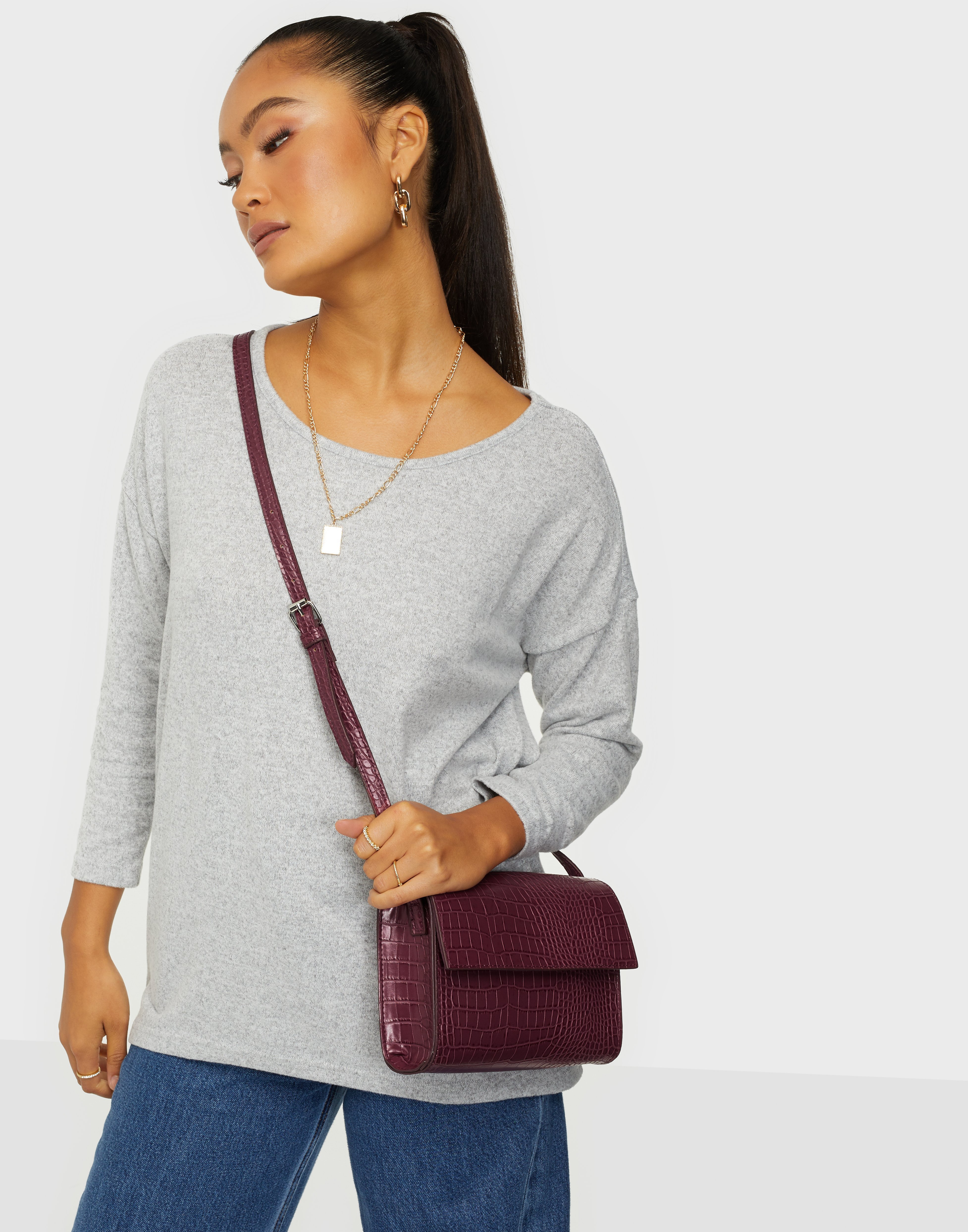 Glamorous Croc Bag Axelremsväskor