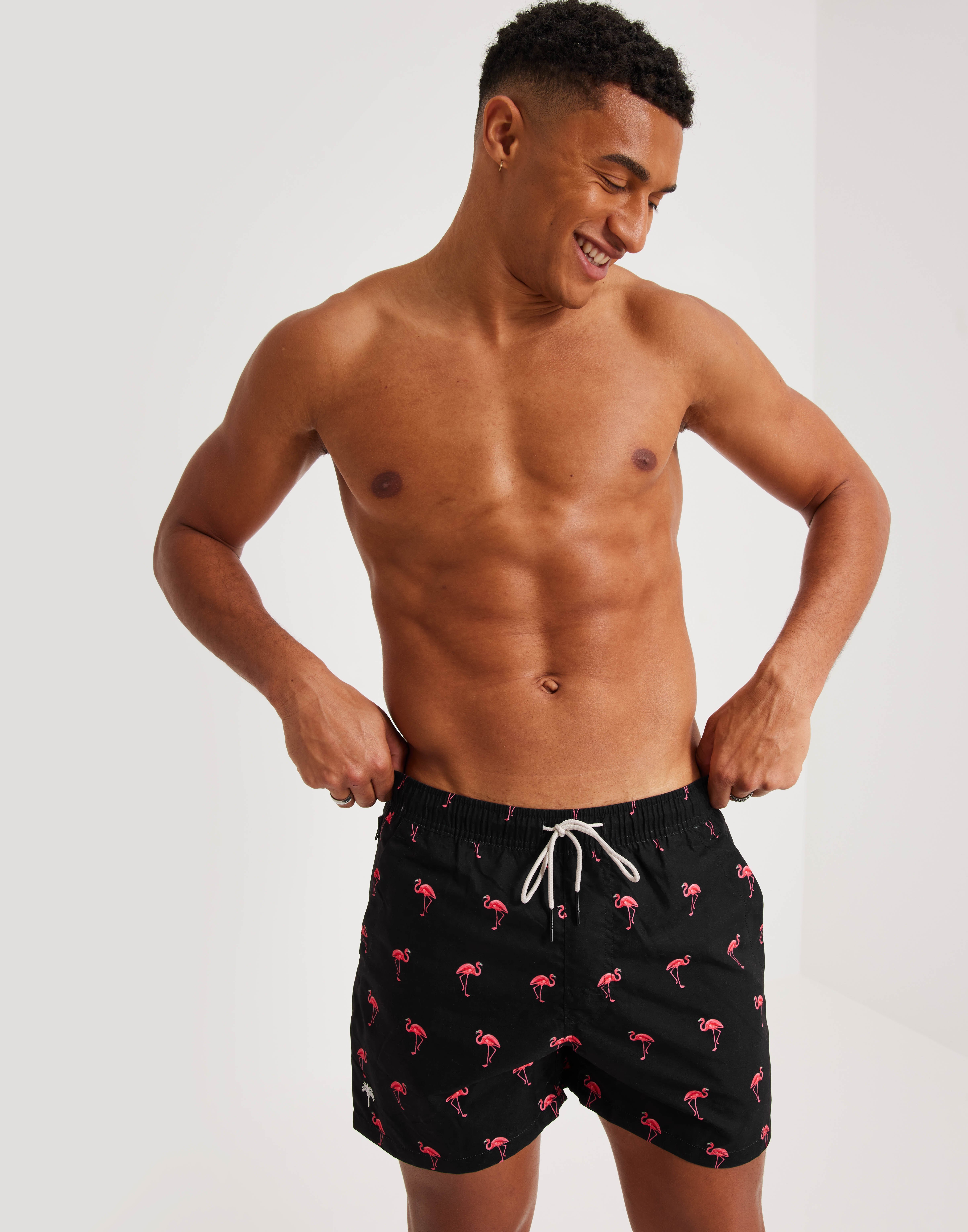 swim shorts flamingo