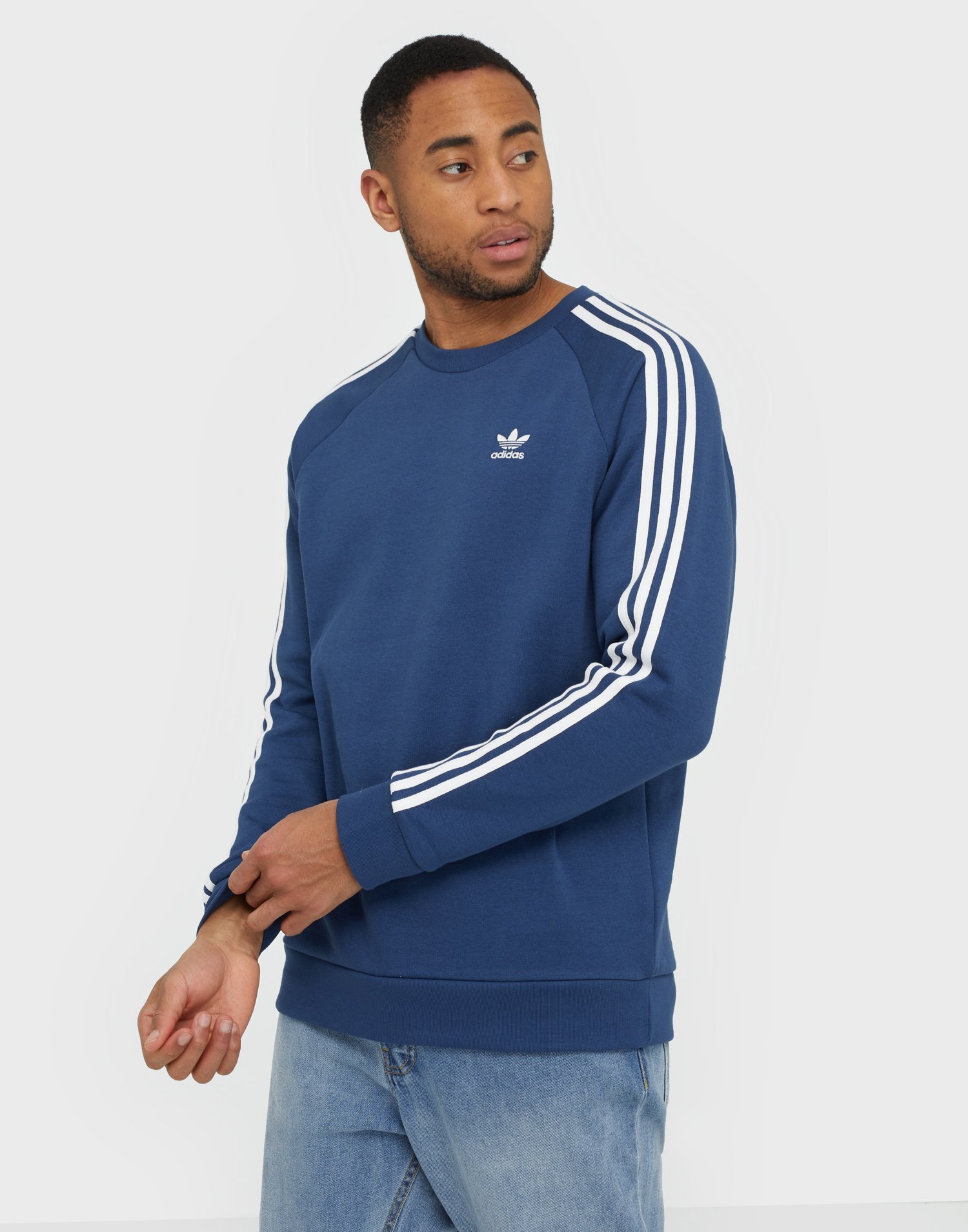 adidas 3 stripes crew