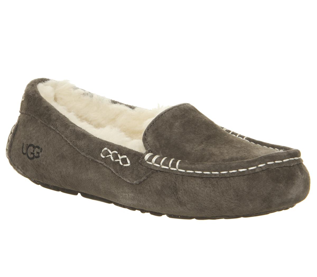 UGG Ansley Slippers Chocolate Suede - Office Girl