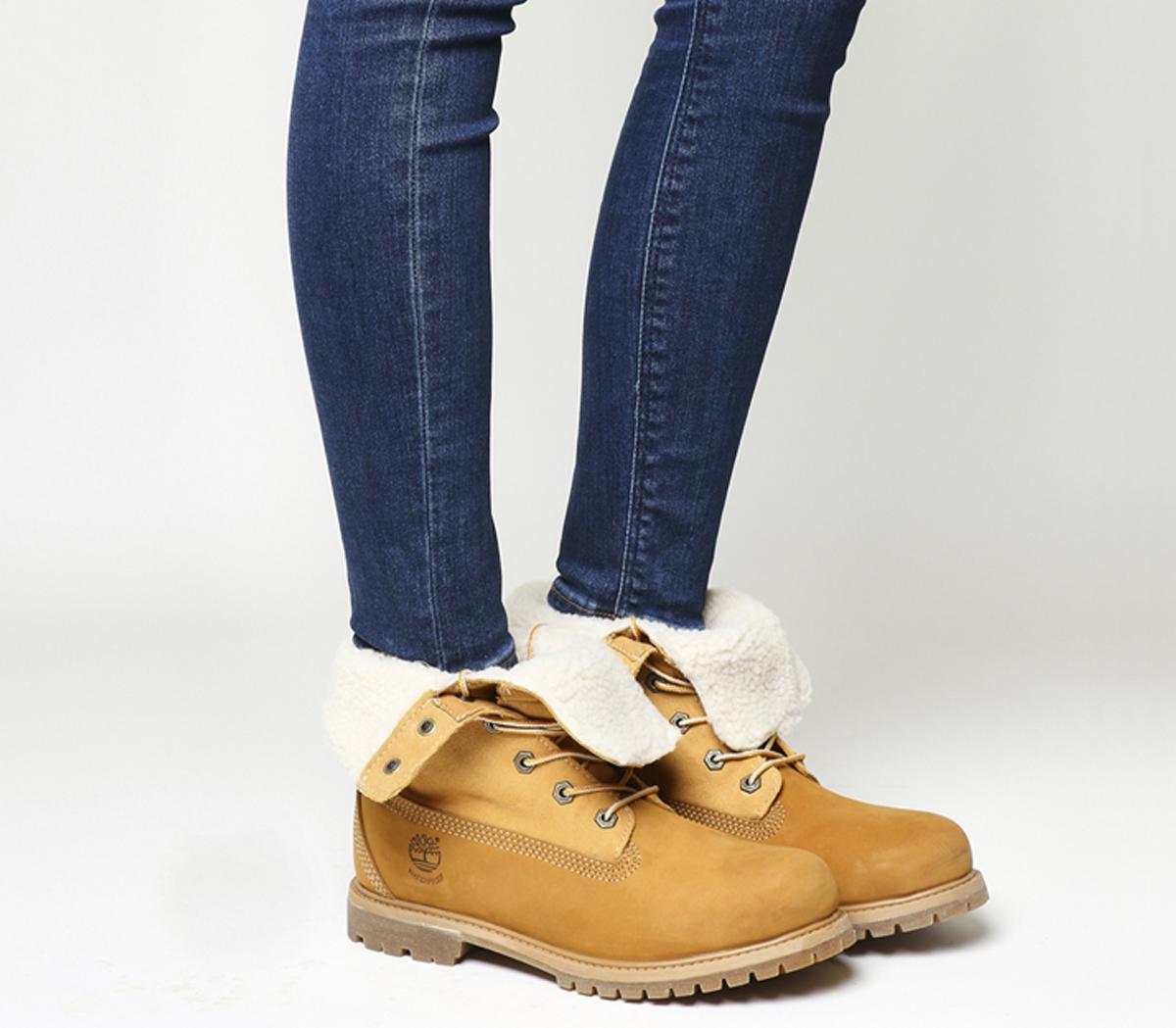 timberland fleece boots womens