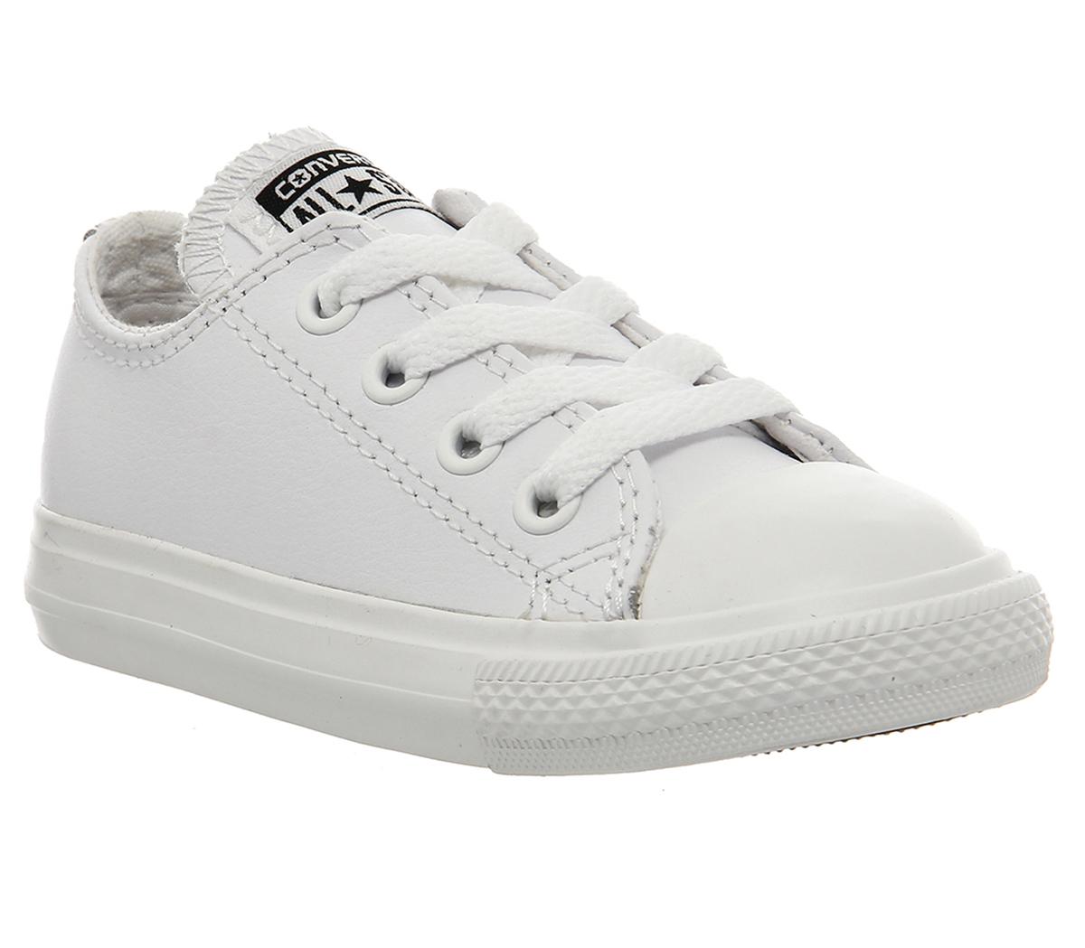 all star ox leather junior trainers 