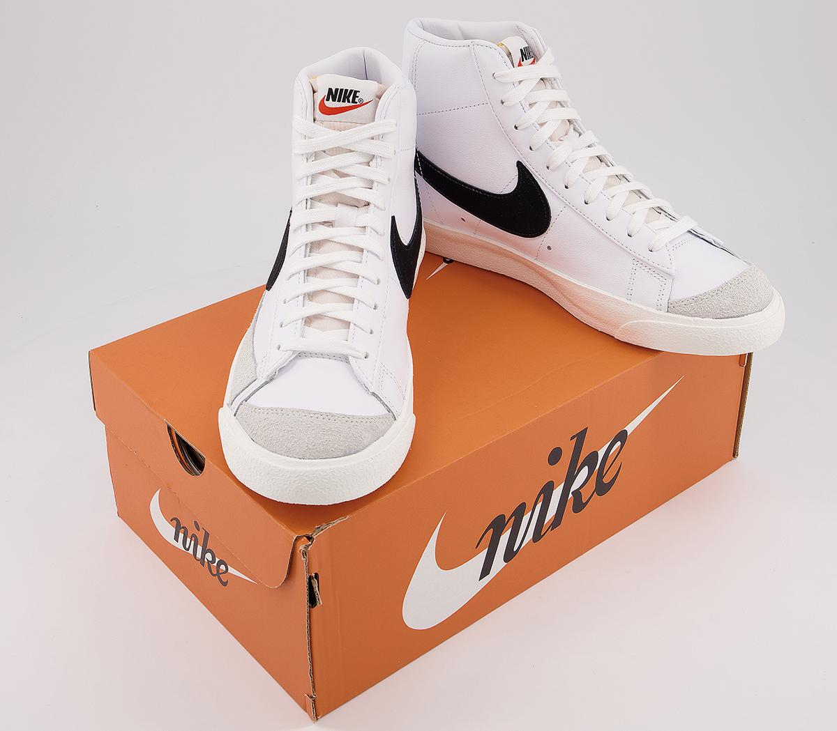 nike blazer mid 77 leather trainers