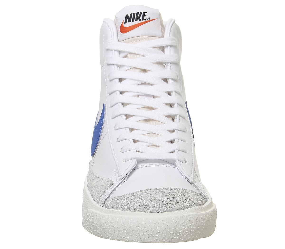 blazer mid 77 trainers white sunset pulse