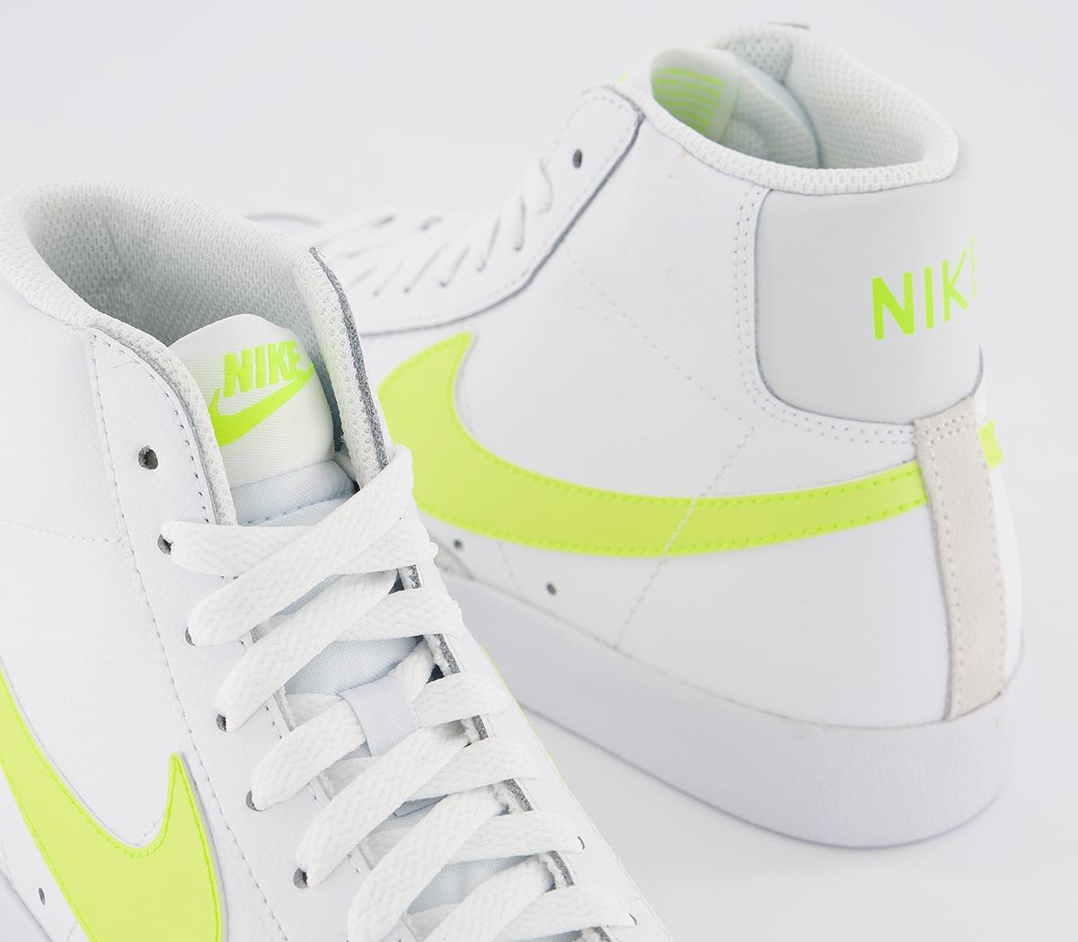 blazer mid 77 trainers white lemon drop regal pink