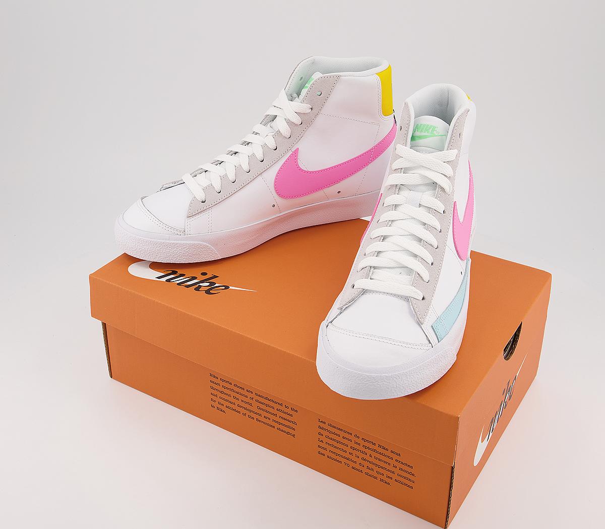 nike blazer mid 77 with flowers