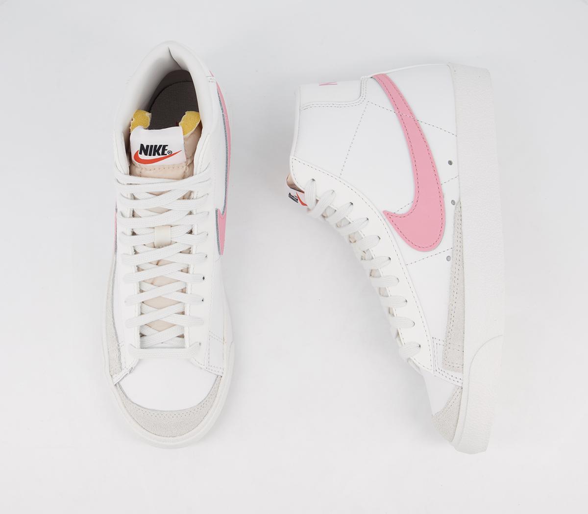 blazer mid 77 trainers white sunset pulse