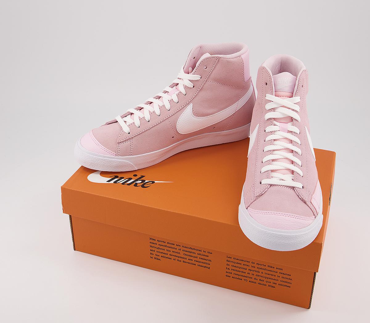 nike blazer mid pink