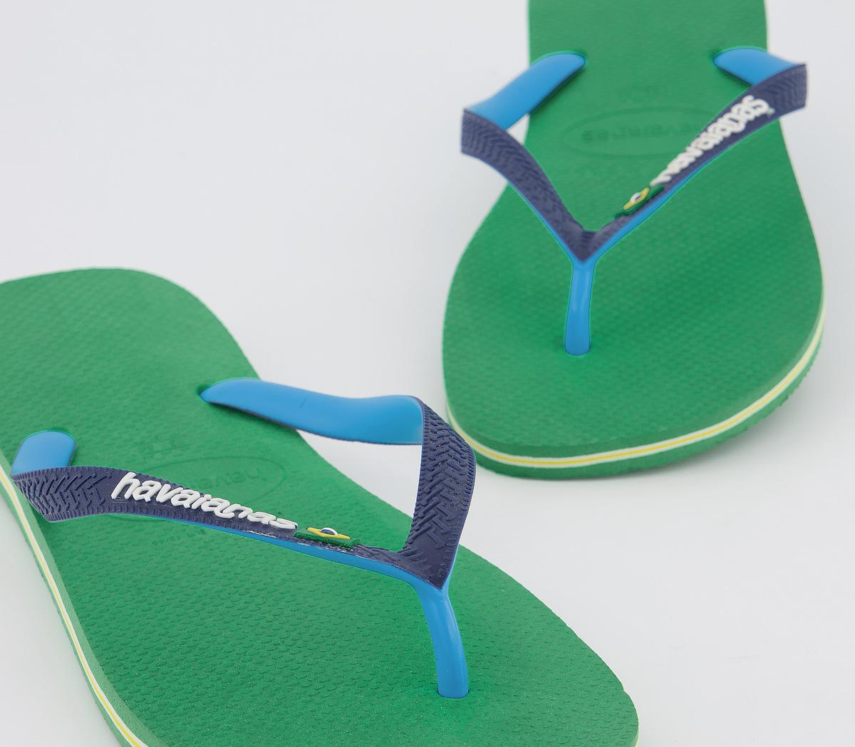 havaianas dark green