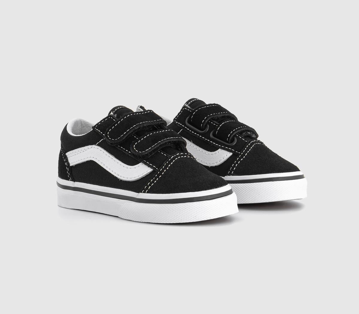 Vans Old Skool Trainers Black True White - Unisex