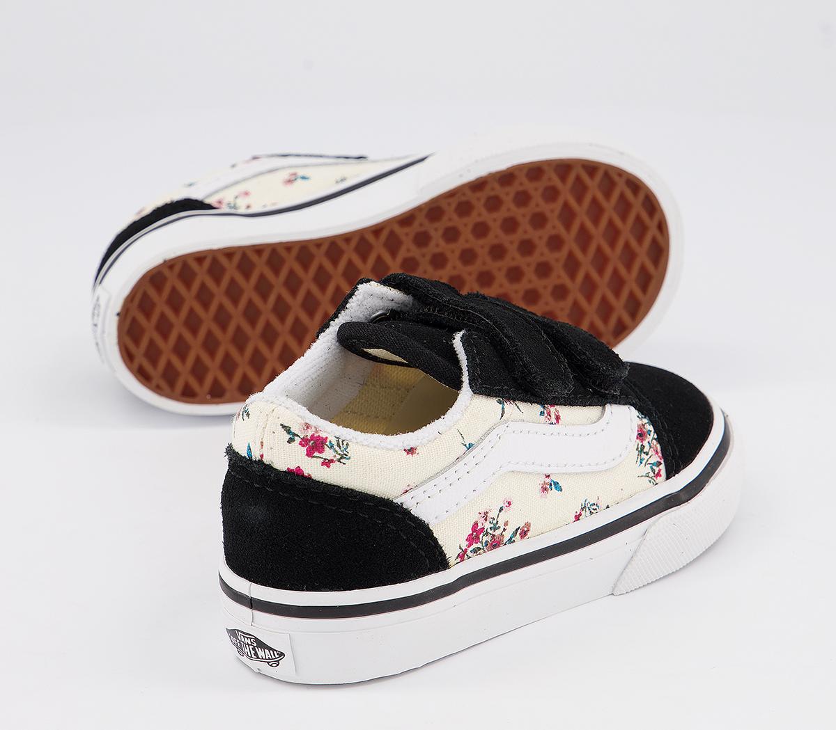 vans ditsy floral turtledove white