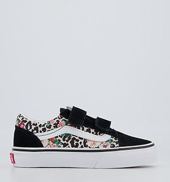 vans for girls black and brown
