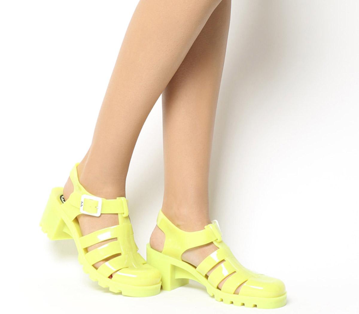 juju heeled jelly sandals