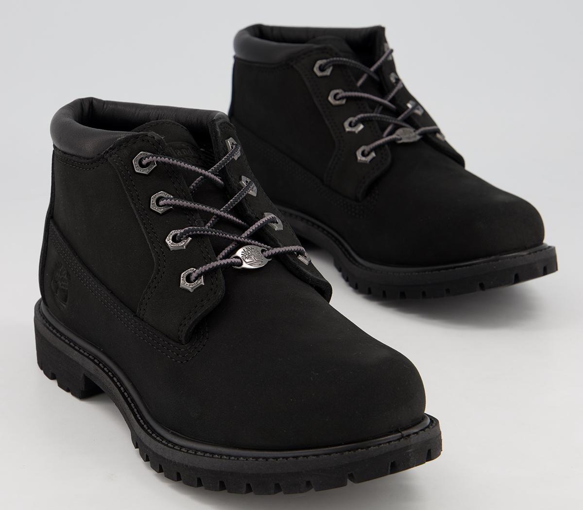 Timberland Nellie Chukka Double Waterproof Boots Black Mono - Ankle Boots