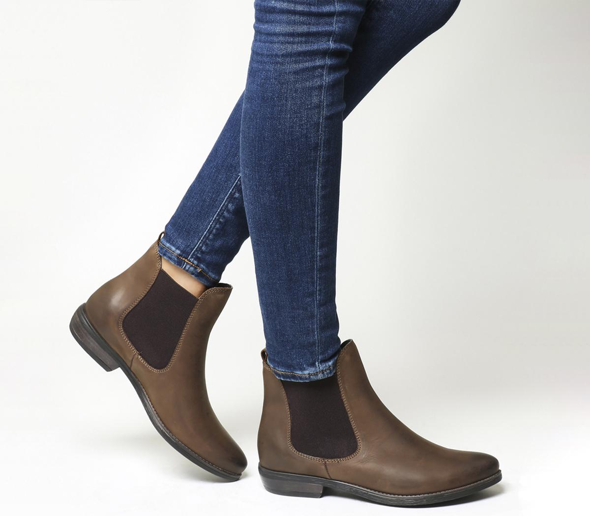 Office Dallas 2 Chelsea Boots Brown Leather - Ankle Boots