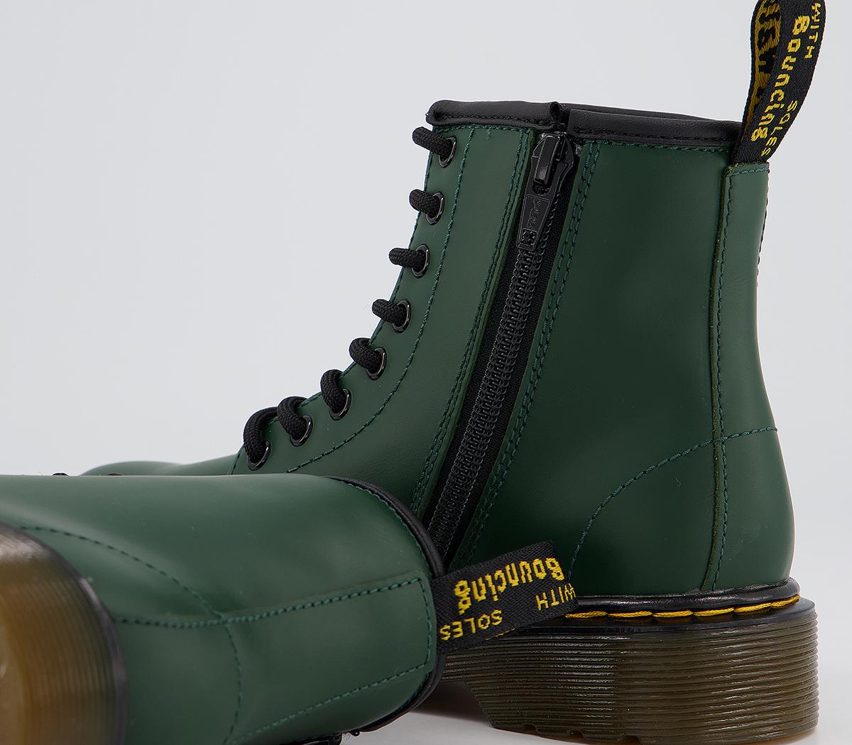 Dr. Martens Lace Boot Inside Zip Delaney (jnr) Green Romario - Unisex