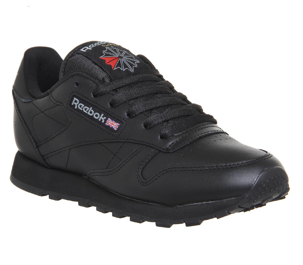 reebok classic black