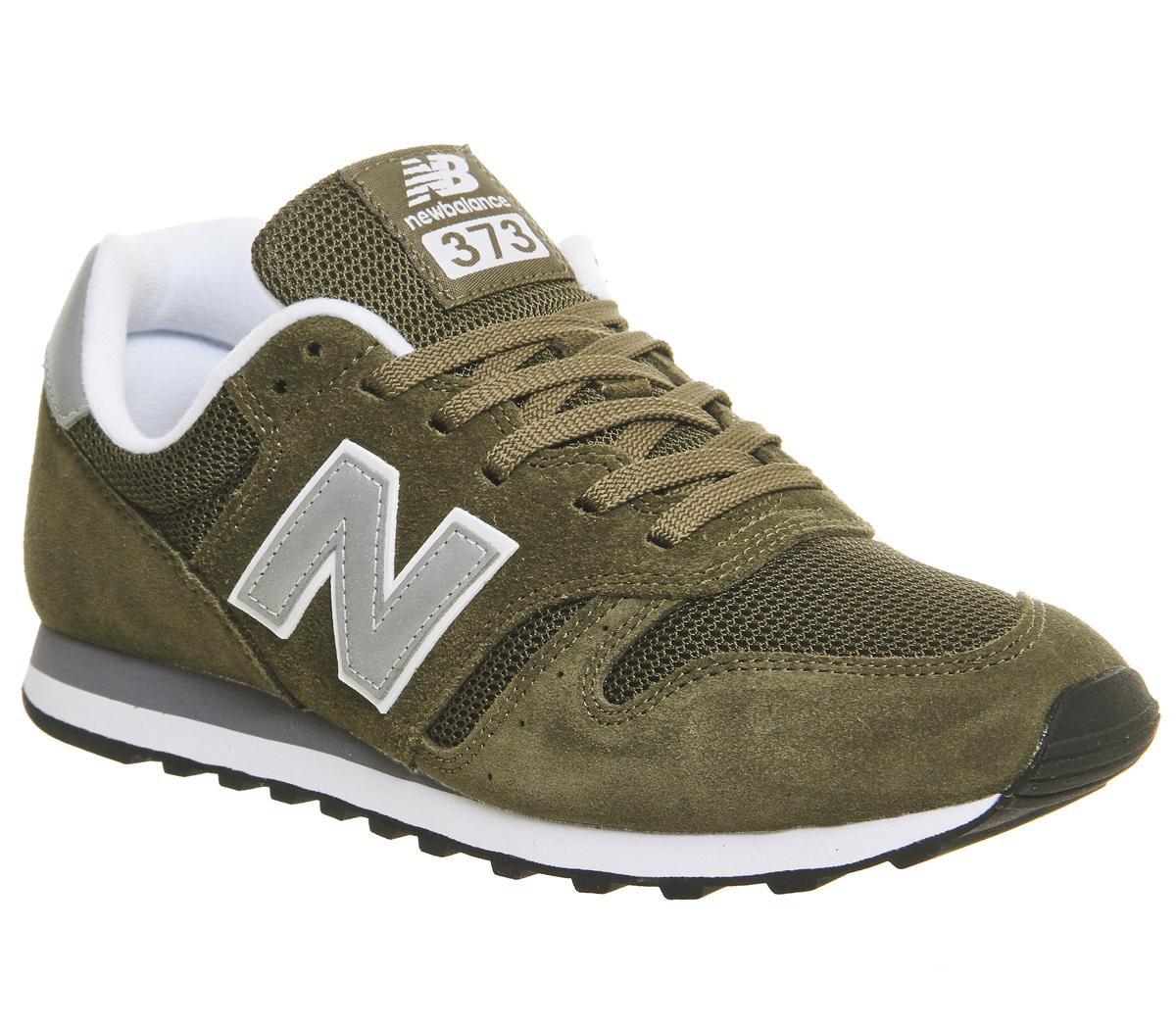 new balance olive sneakers
