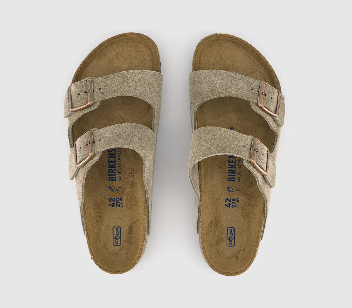 BIRKENSTOCK Arizona Two Strap Sandals Taupe - Men’s Sandals