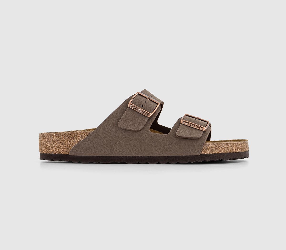 birkenstock 2 strap brown