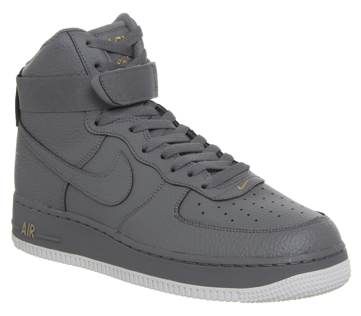 air force 1 grey high top