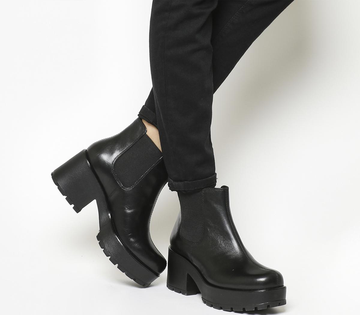 lugtfri Juster Lavet en kontrakt Vagabond Shoemakers Dioon Elastic Chelsea Boots Black Leather - Ankle Boots