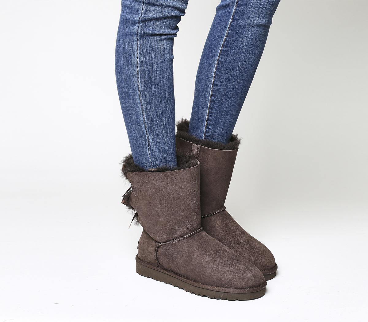 knee high ugg boots with bow